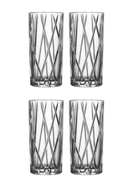 Orrefors City highball 4-pack